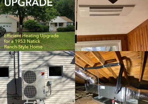 Efficient Heating Upgrade for a 1953 Natick, MA Ranch-Style Home by Denommee Plumbing, HVAC & Electric