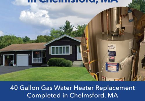 40 Gallon Gas Water Heater Replacement in Chelmsford, MA | Bradford White Installation by Denommee