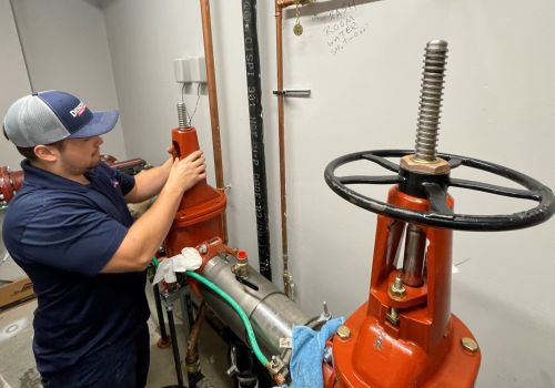 Denommee Plumbing recently completed a commercial backflow preventer rebuild and full replacement for a major manufacturing client in Massachusetts.