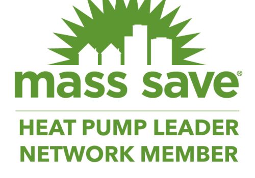 Mass save heat pump installer logo.  Denommee Plumbing, HVAC & Electric is a certified HPIN contractor serving MA homeowners.