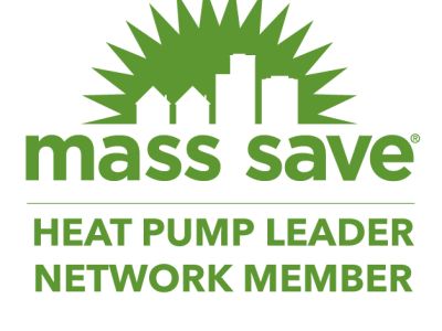 Mass save heat pump installer logo. Denommee Plumbing, HVAC & Electric is a certified HPIN contractor serving MA homeowners.