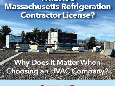 Denommee Plumbing, HVAC & Electric holds Massachusetts Refrigeration Contractor License RC-148415